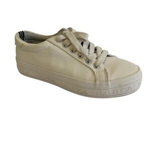Kids Nautica White Casual Sneakers